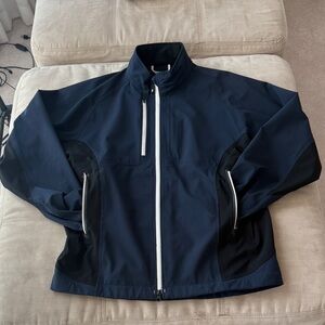 Footjoy TourXP DryJoy Golf Jacket Navy and Black Jacket Size Medium